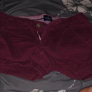 American Eagle Maroon Shorts